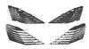 KIT GRIGLIE SUP P/TI ANT PEUGEOT 3008 01/20> 5008 09/20>