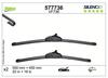 VF736 KIT SPAZZOLE TERGI SILENCIO FLAT BLADE (MM 550+450)
